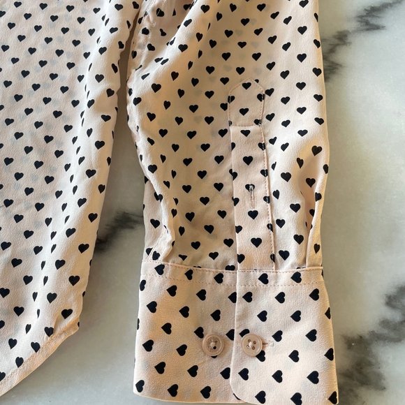 Equipment Silk Heart Print Blouse - Picture 11 of 13
